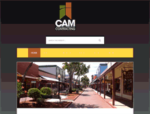 Tablet Screenshot of camcontracting.com